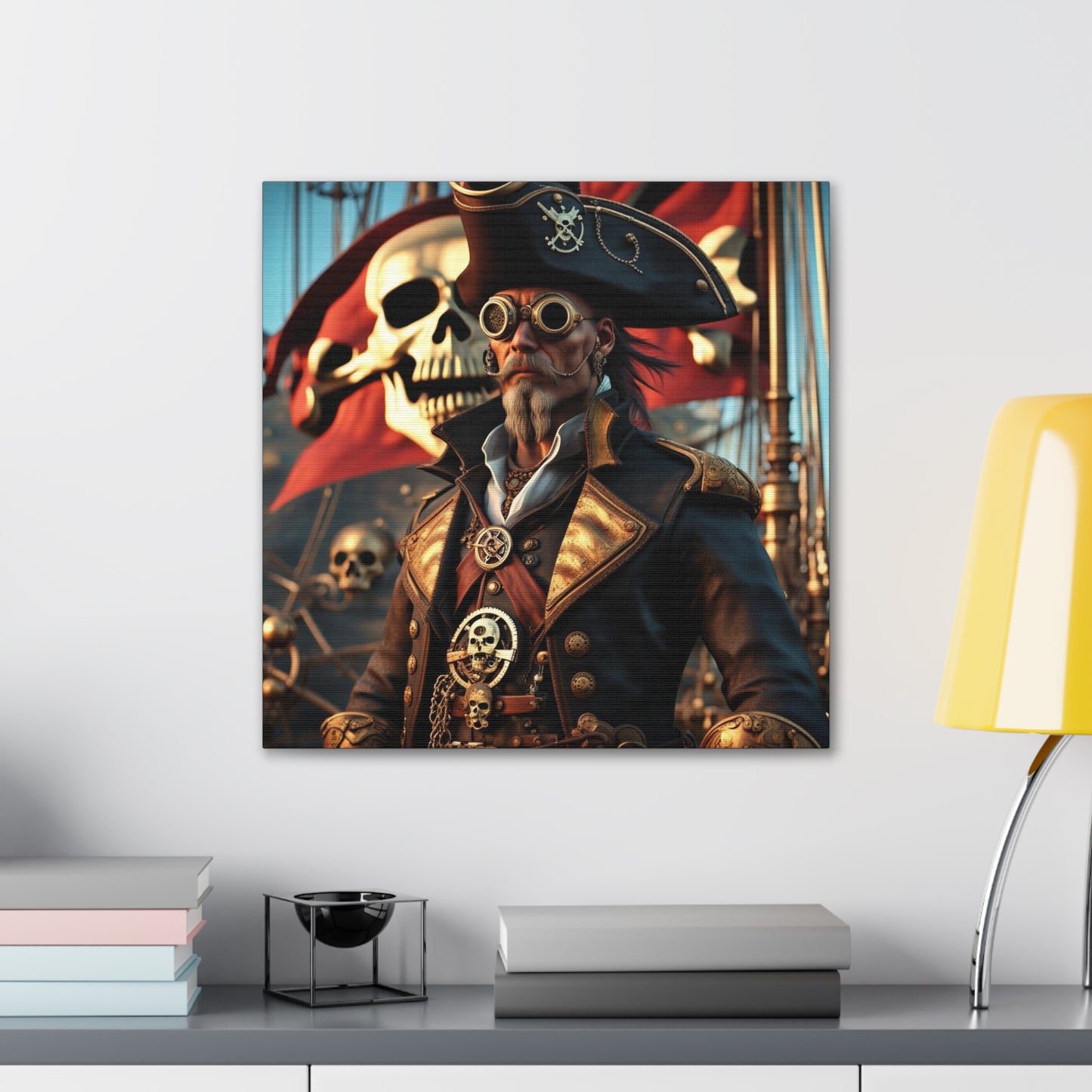 Steampunk Pirate NFT Art Canvas Gallery Wraps