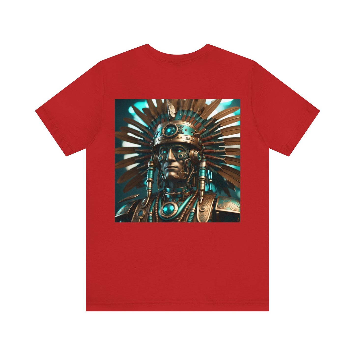 Steampunk American Indian Chief NFT Unisex Jersey Short Sleeve Tee T-Shirt