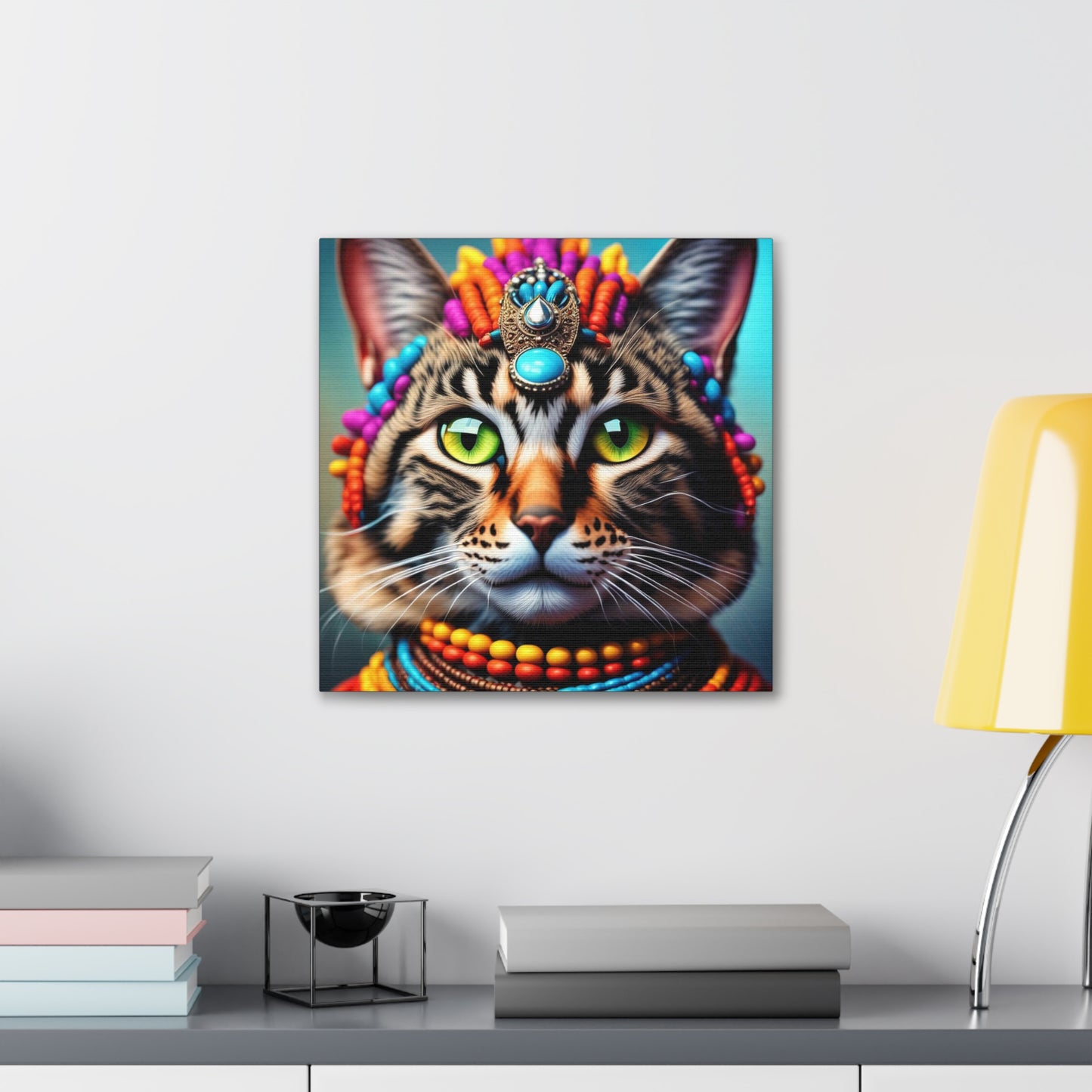 The India Princess Cat Profession NFT Art Canvas Gallery Wraps