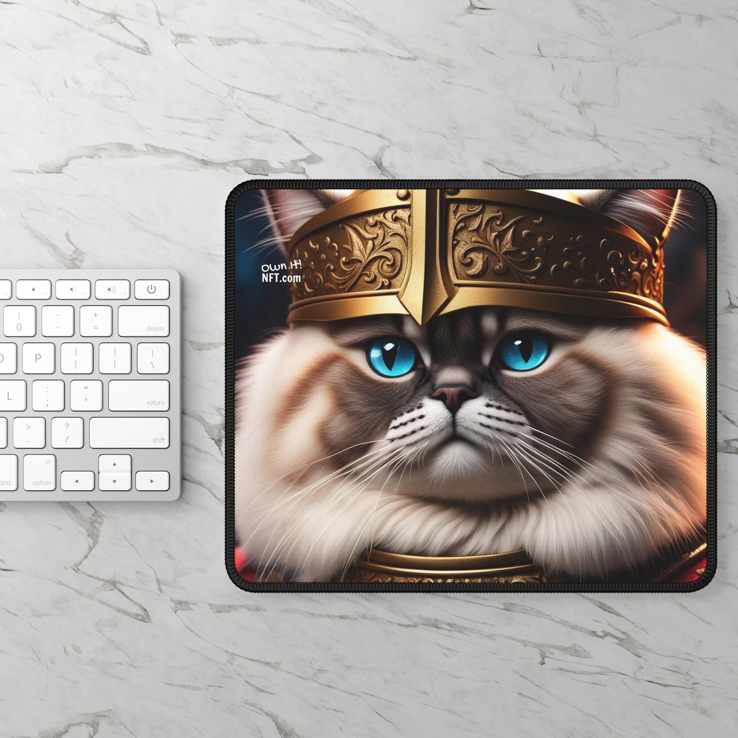 The King of Cats Profession NFT Art Gaming Mouse Pad