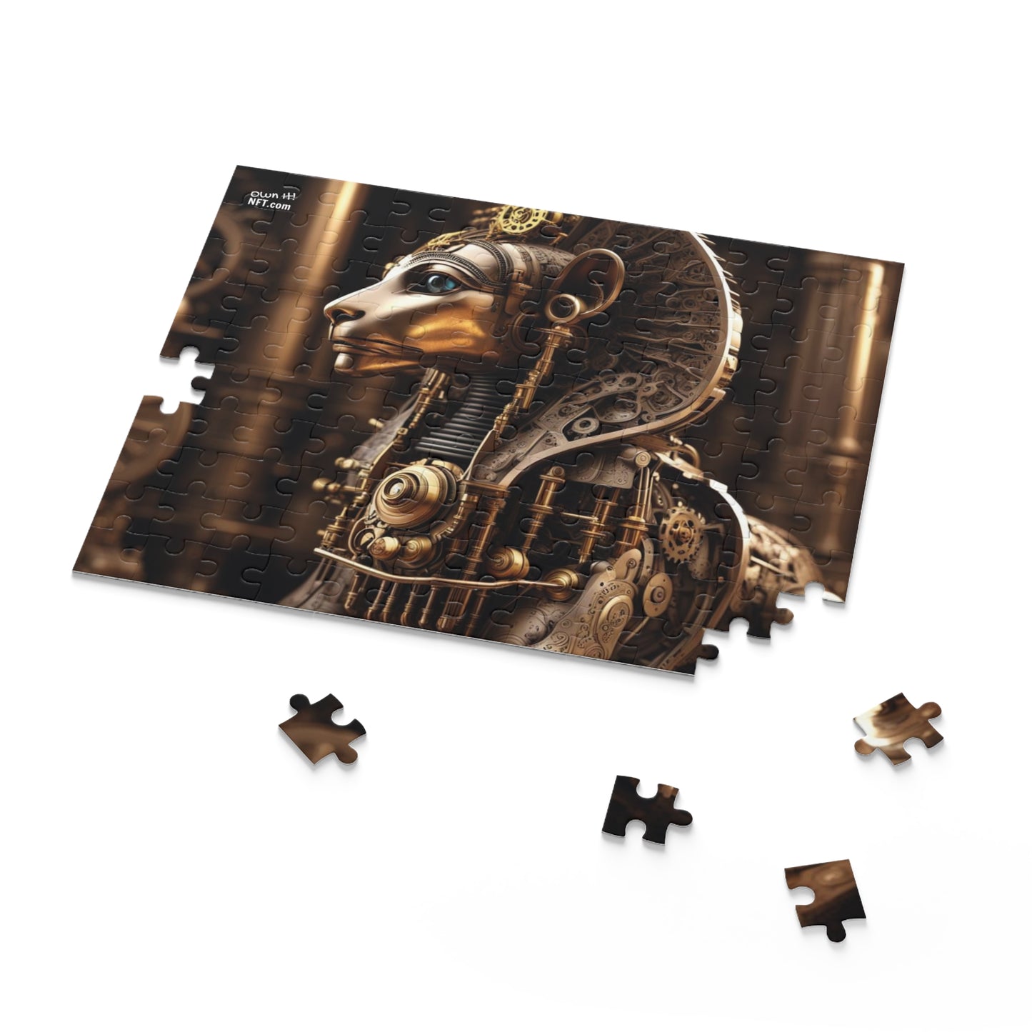 Steampunk Sphinx NFT Art Collection Puzzle (120, 252, 500-Piece)