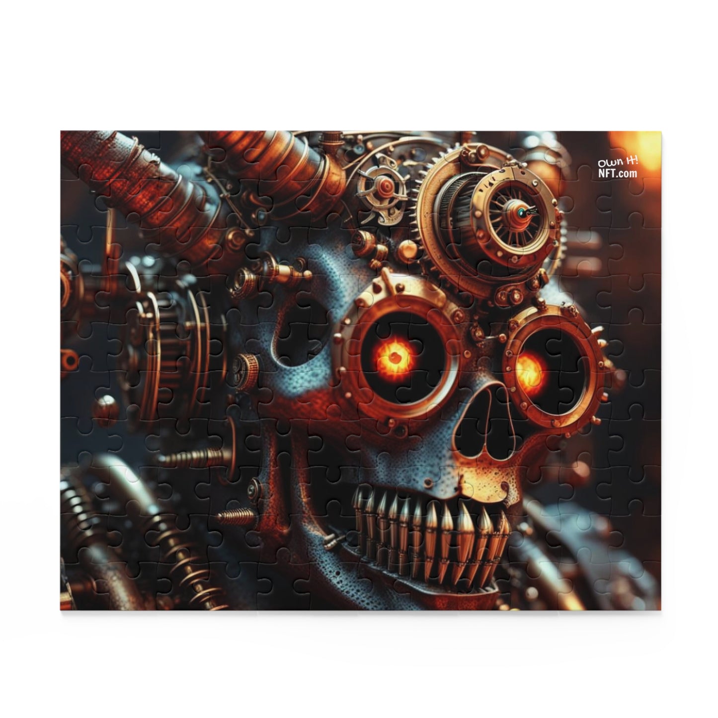 Steampunk Devil NFT Art Collection Puzzle (120, 252, 500-Piece)