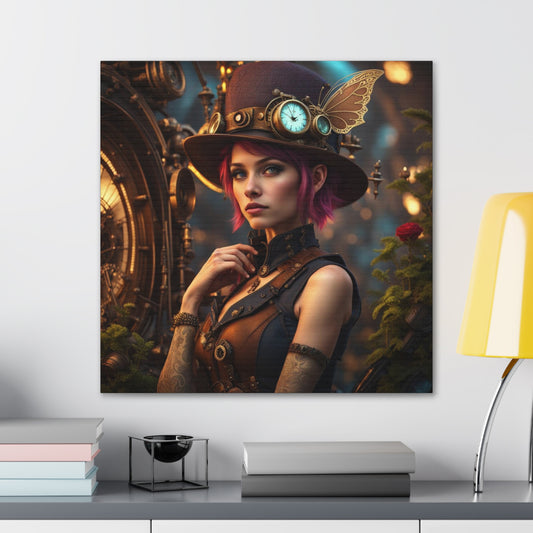 Steampunk Pixie NFT Art Canvas Gallery Wraps