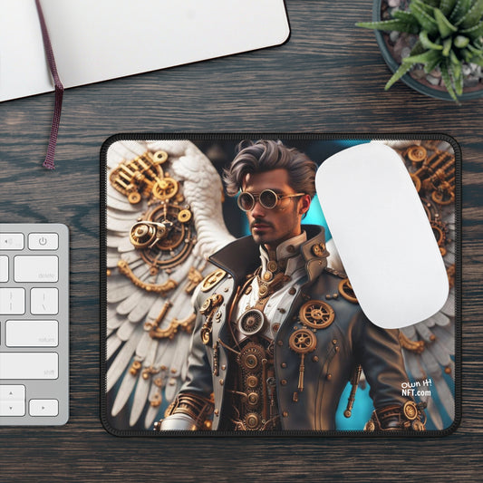 Steampunk Angel NFT Art Gaming Mouse Pad