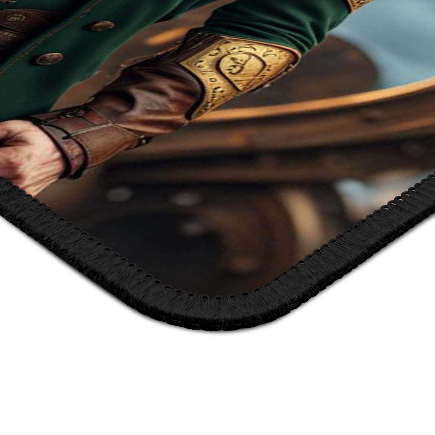 Steampunk Norse God Loki NFT Art Gaming Mouse Pad