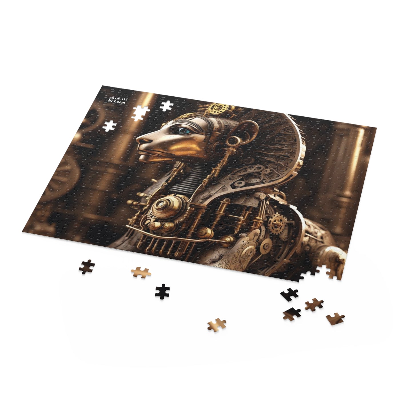 Steampunk Sphinx NFT Art Collection Puzzle (120, 252, 500-Piece)