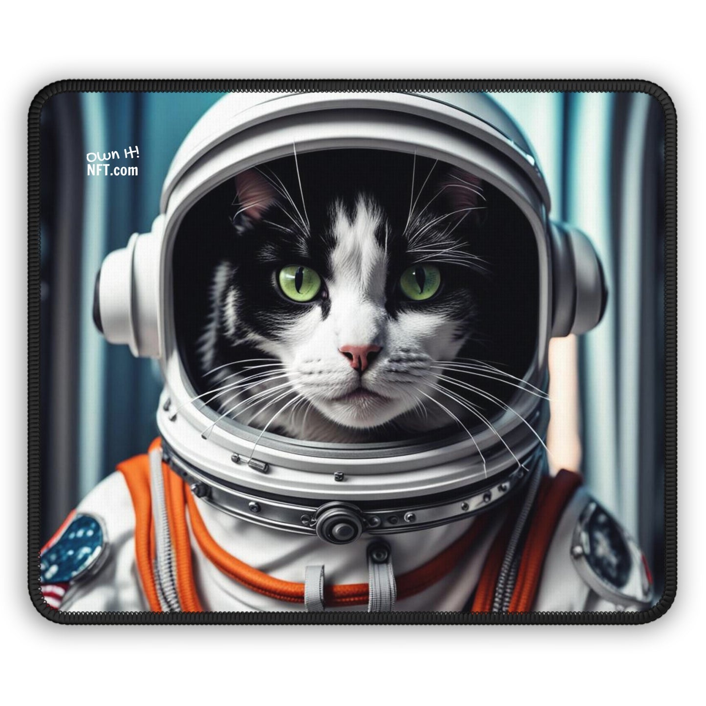 The Astronaut Cat Profession NFT Art Gaming Mouse Pad