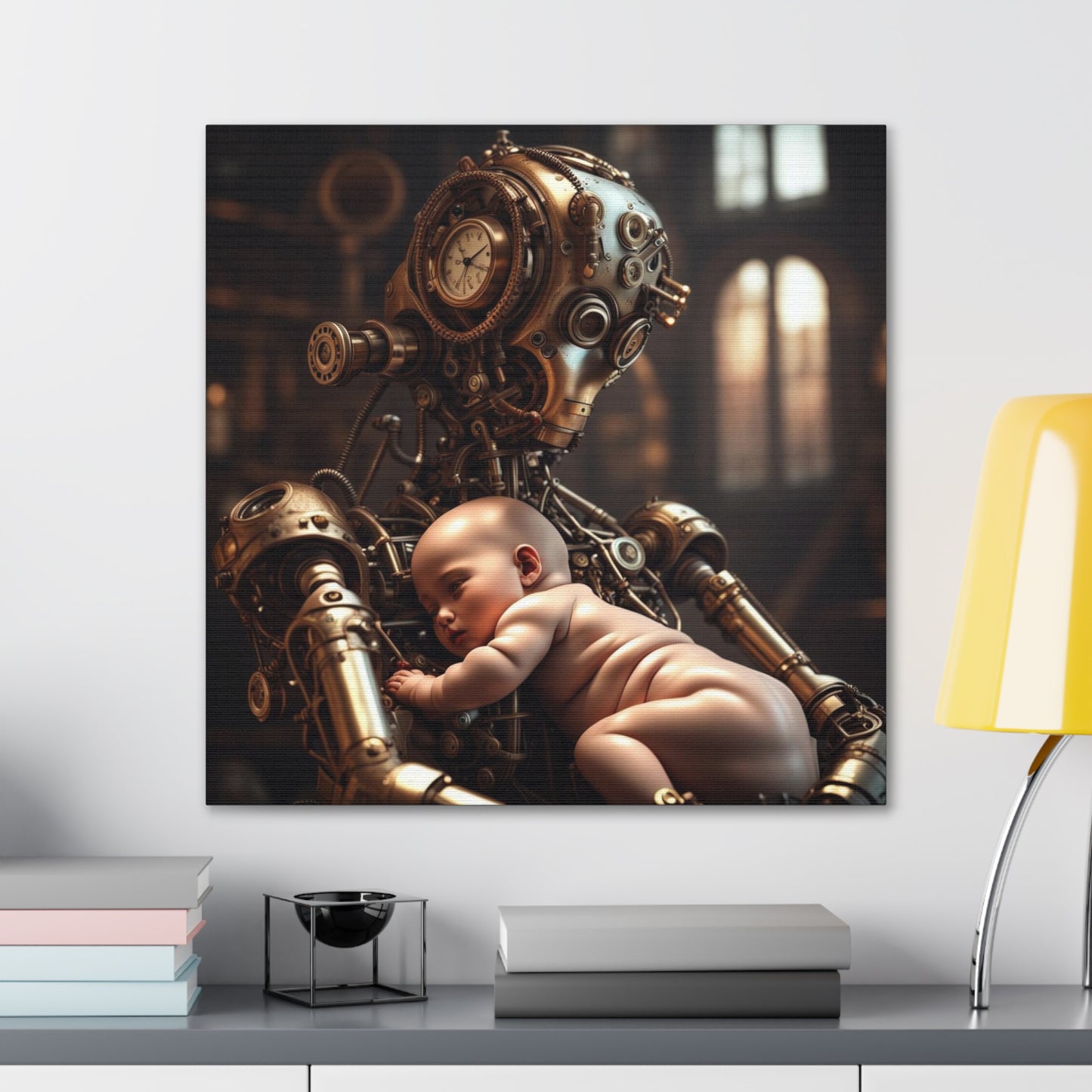 Steampunk Guardian NFT Art Canvas Gallery Wraps