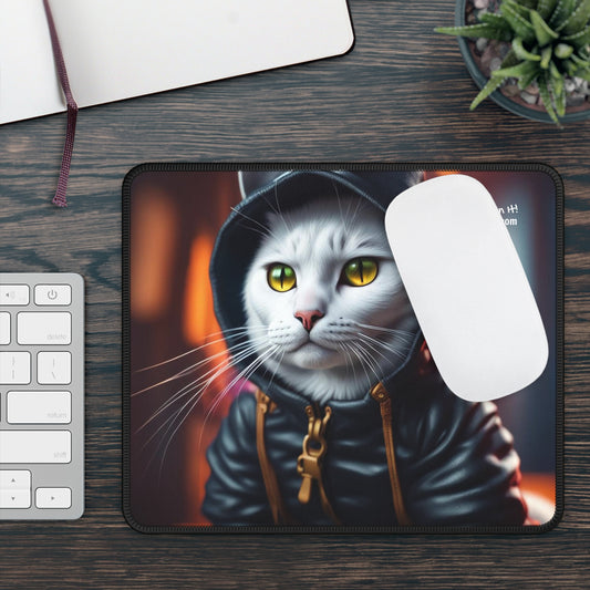 The Inner City Cat Profession NFT Art Gaming Mouse Pad