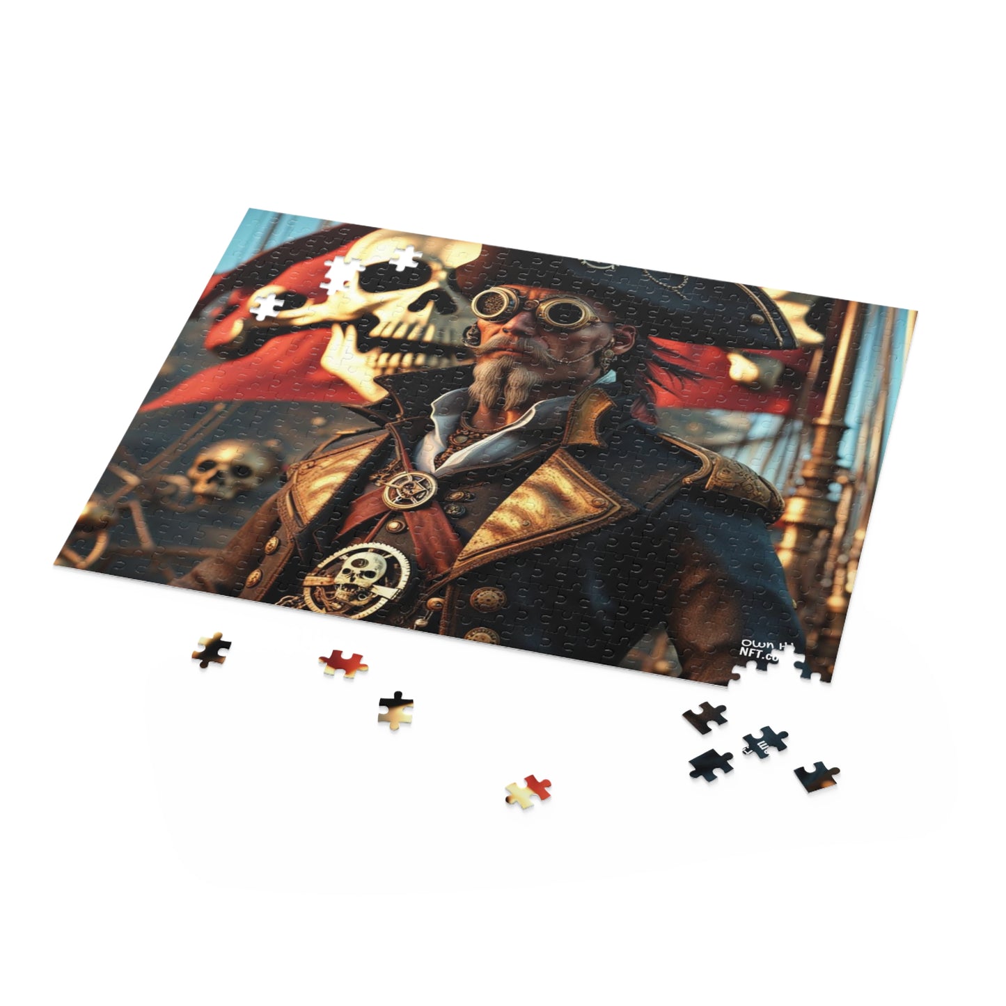 Steampunk Pirate NFT Art Collection Puzzle (120, 252, 500-Piece)