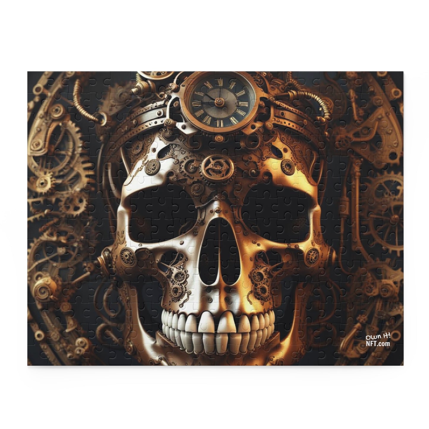 Steampunk Skull NFT Art Collection Puzzle (120, 252, 500-Piece)