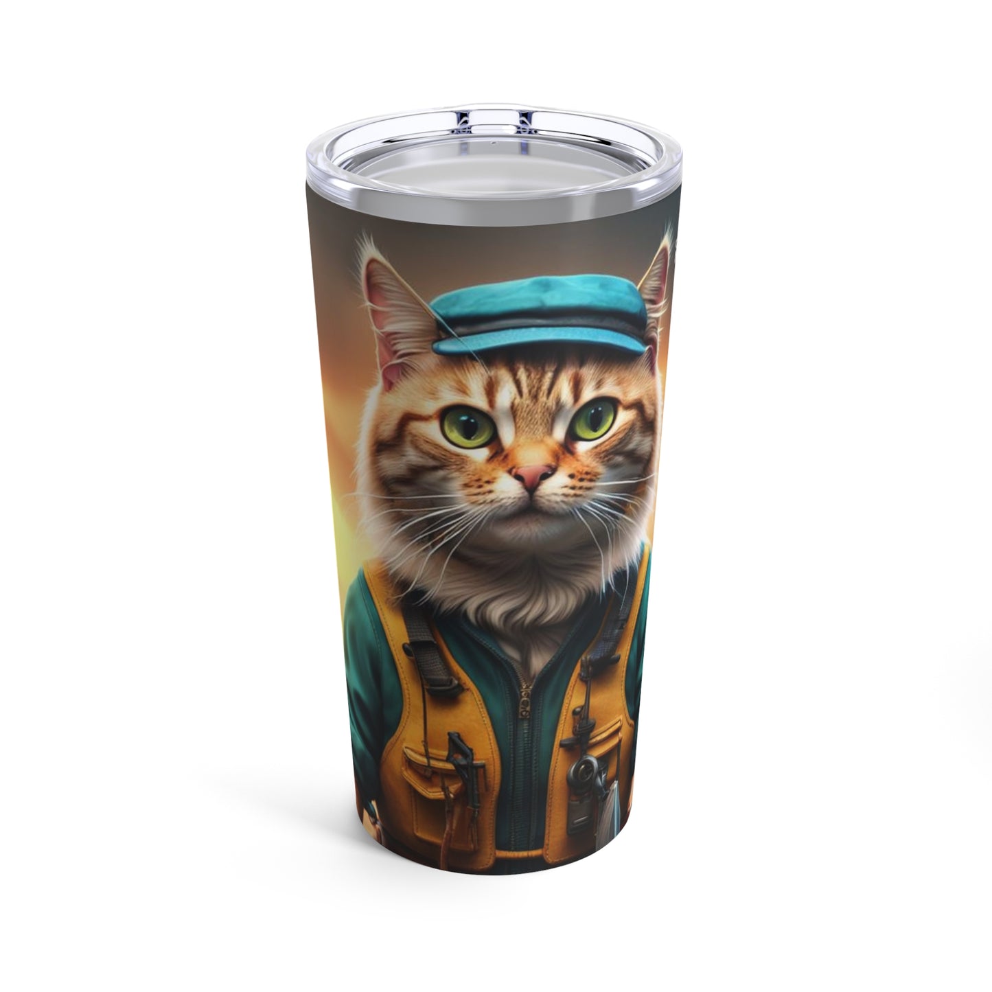 The Fisherman Cat Profession NFT Art Tumbler 20oz