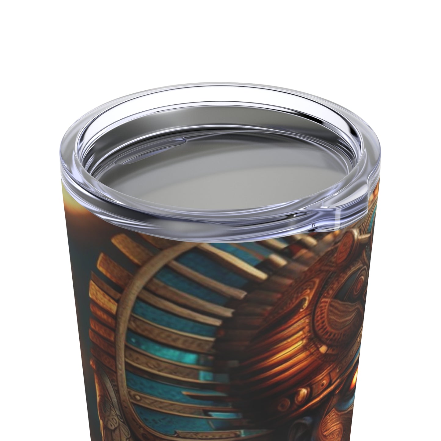 Steampunk Egyptian God Horus NFT Art Tumbler 20oz