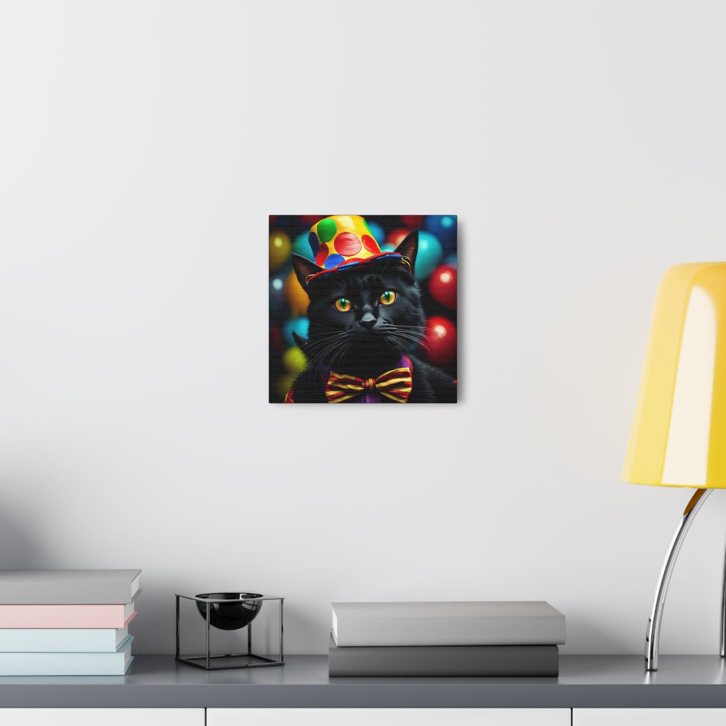 The Circus Clown Cat Profession NFT Art Canvas Gallery Wraps