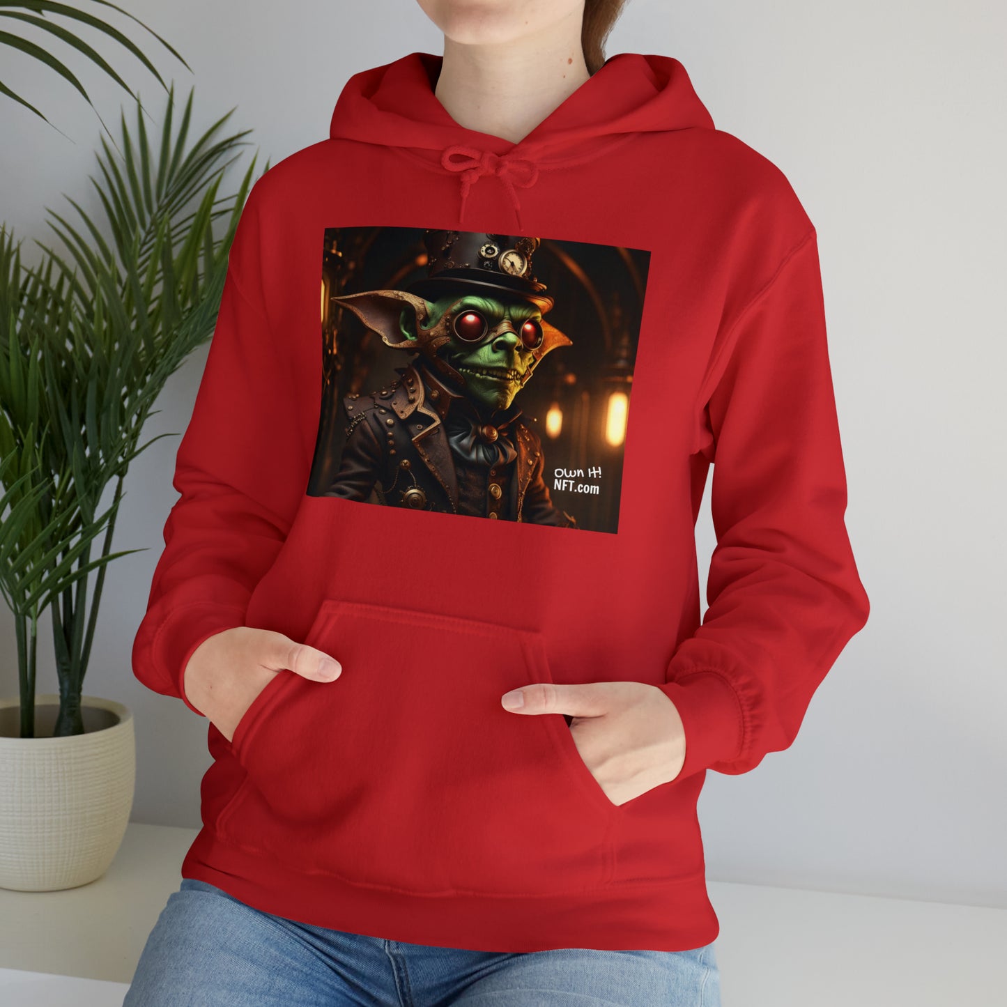 Steampunk Goblin NFT Art Unisex Heavy Blend™ Hooded Sweatshirt