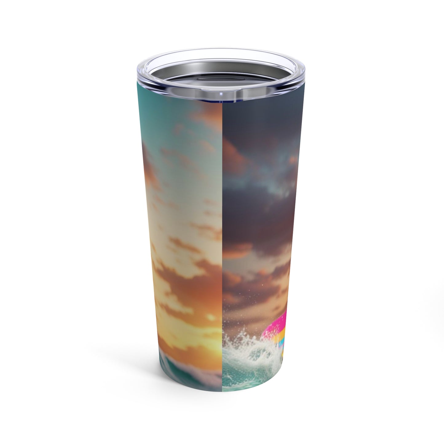 The Surf Instructor Cat Profession NFT Art Tumbler 20oz