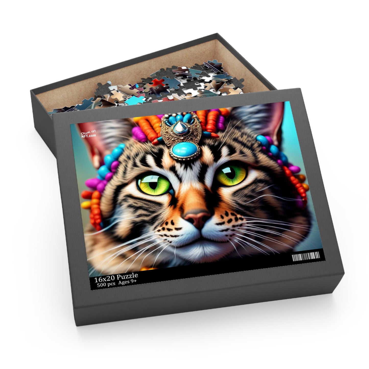 India Princess Cat Profession NFT Art Collection Puzzle (120, 252, 500-Piece)