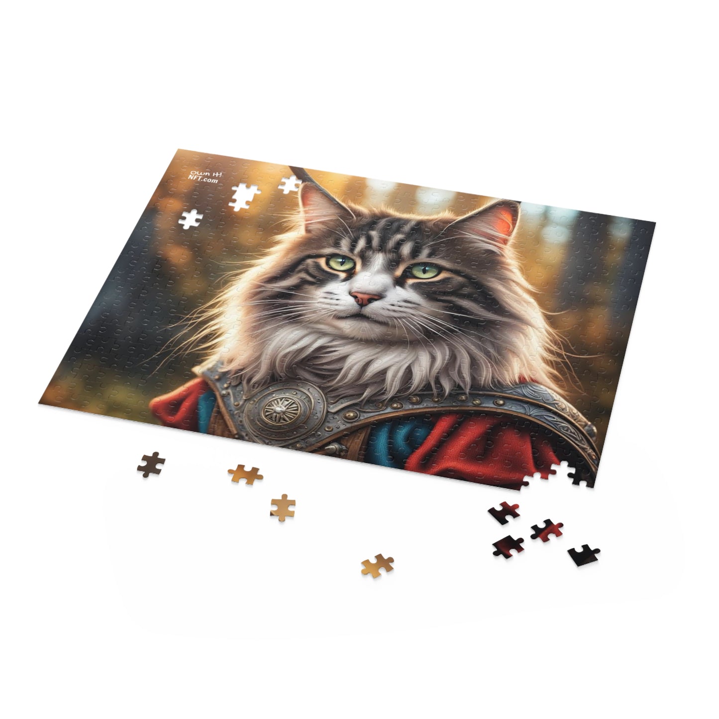 Viking Cat Profession NFT Art Collection Puzzle (120, 252, 500-Piece)