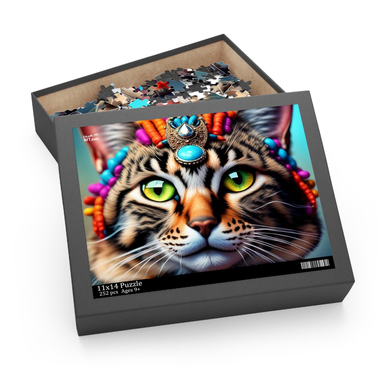 India Princess Cat Profession NFT Art Collection Puzzle (120, 252, 500-Piece)