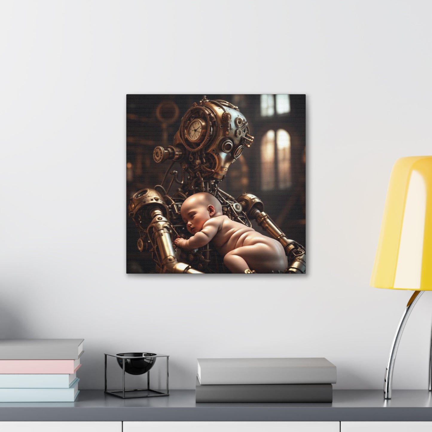 Steampunk Guardian NFT Art Canvas Gallery Wraps