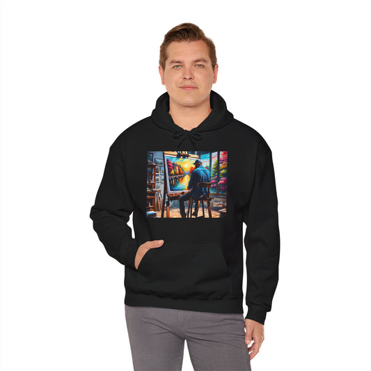 Fan Inspired Arthur The Artist NFT Art Unisex Heavy Blend™ Hooded Sweatshirt