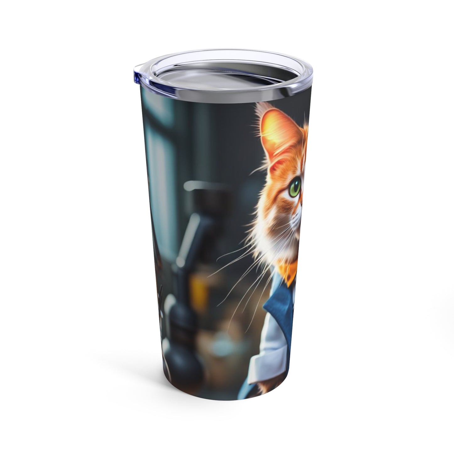 The Scientist Cat Profession NFT Art Tumbler 20oz