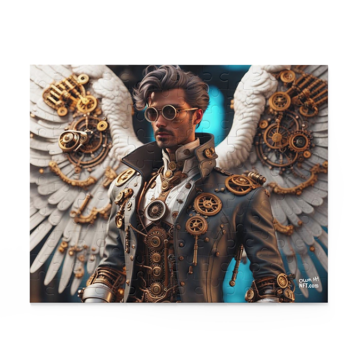 Steampunk Angel NFT Art Collection Puzzle (120, 252, 500-Piece)