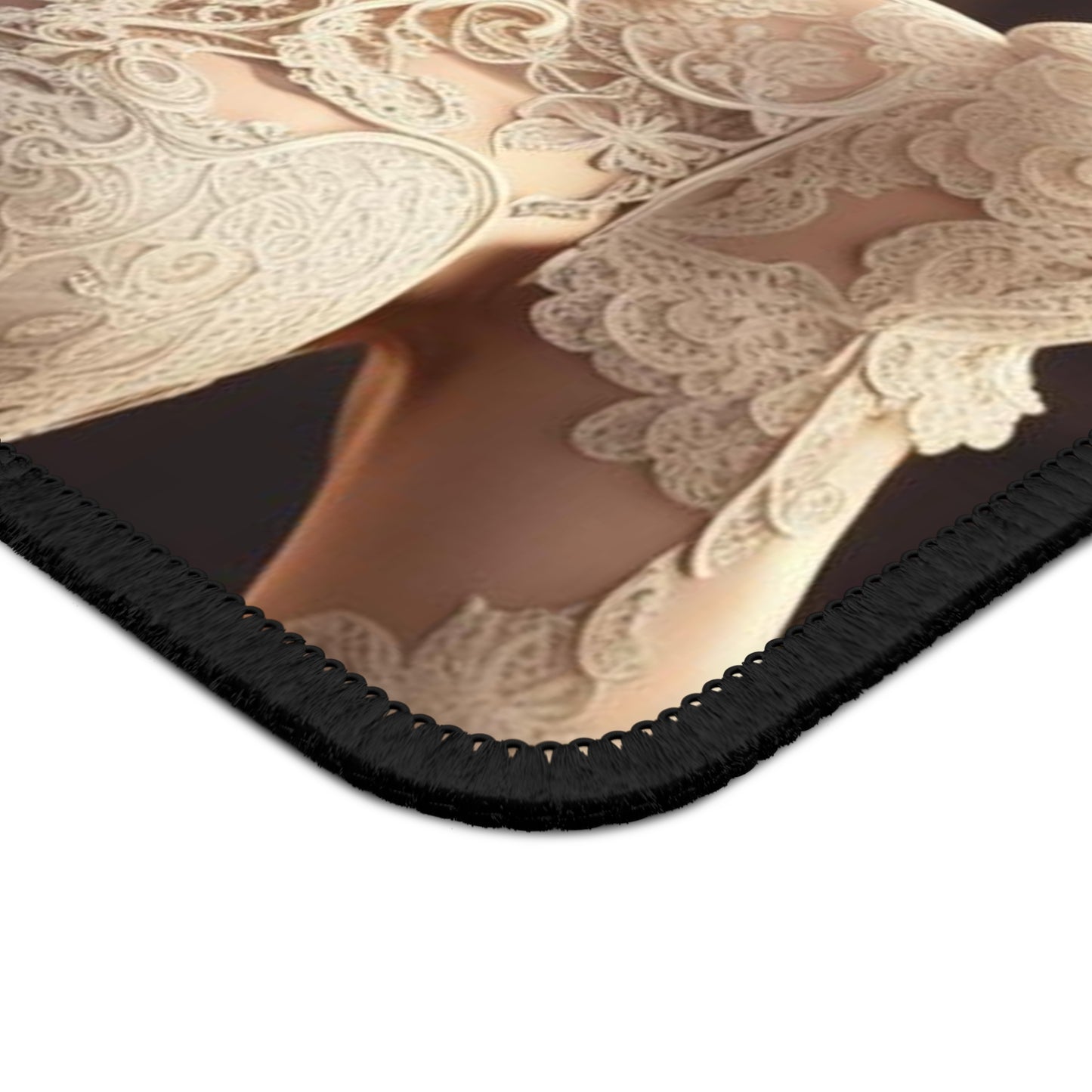 Steampunk Wedding Dress NFT Art Gaming Mouse Pad