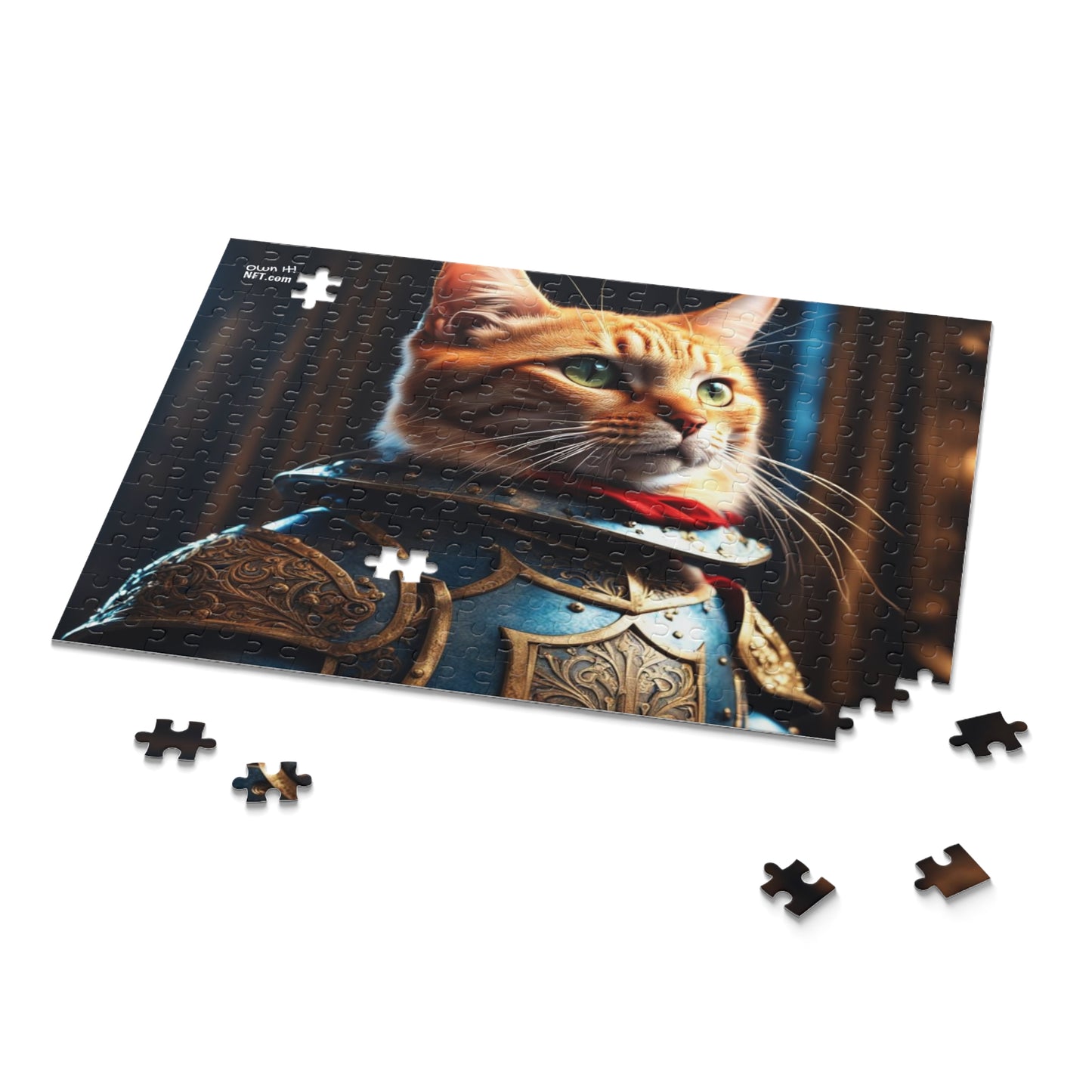 Knight Cat Profession NFT Art Collection Puzzle (120, 252, 500-Piece)