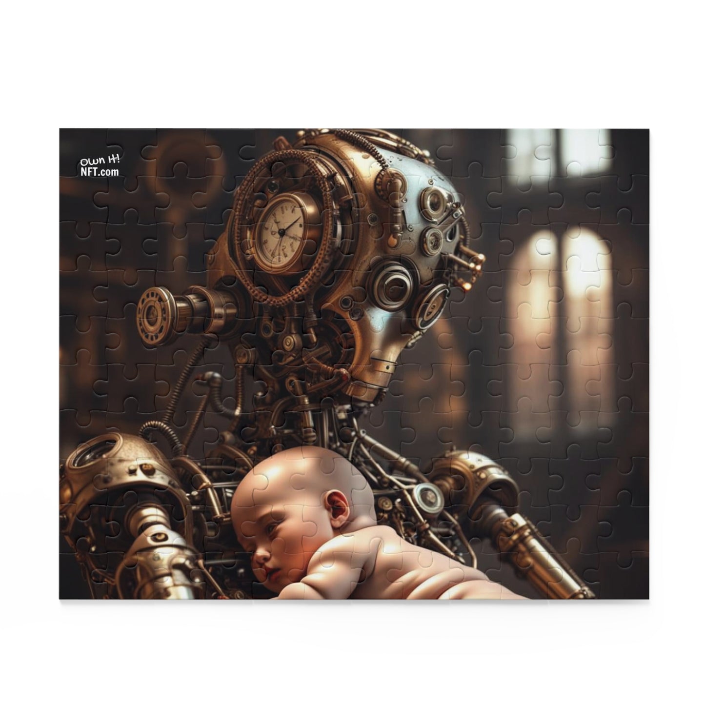 Steampunk Guardian NFT Art Collection Puzzle (120, 252, 500-Piece)