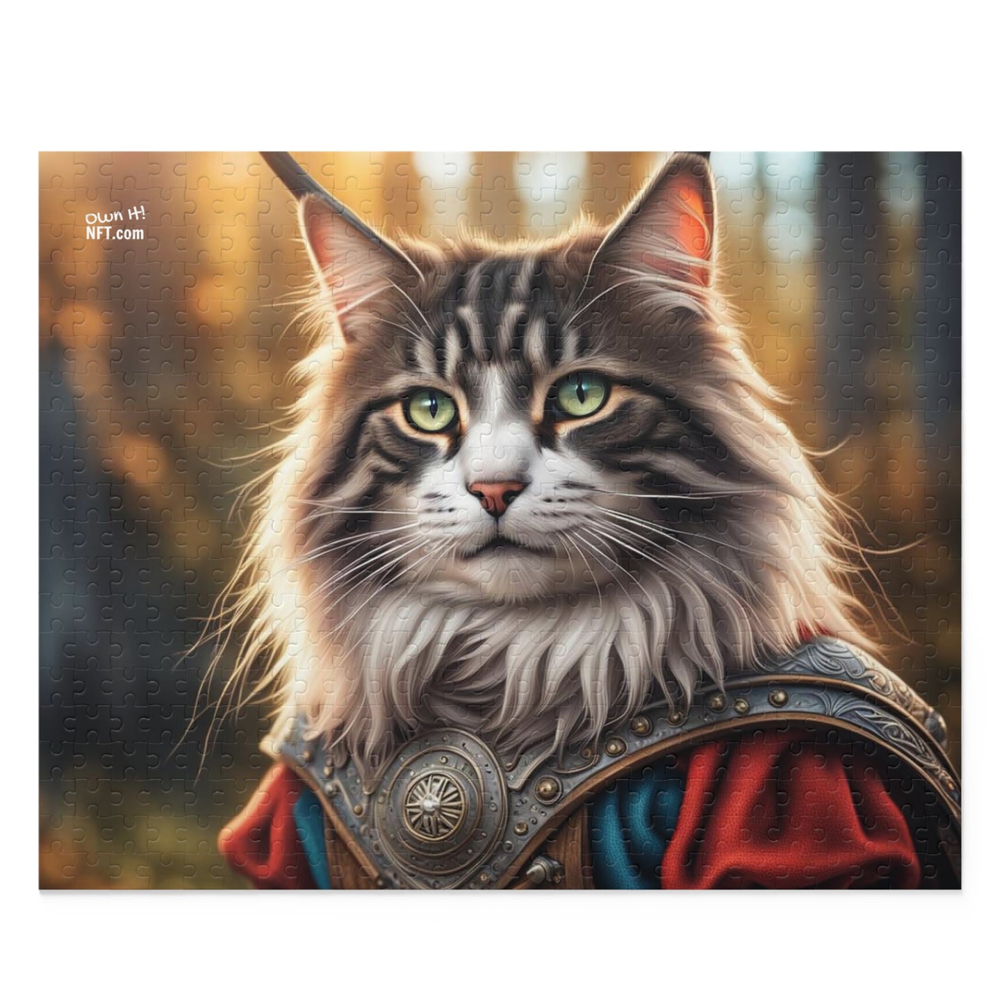 Viking Cat Profession NFT Art Collection Puzzle (120, 252, 500-Piece)