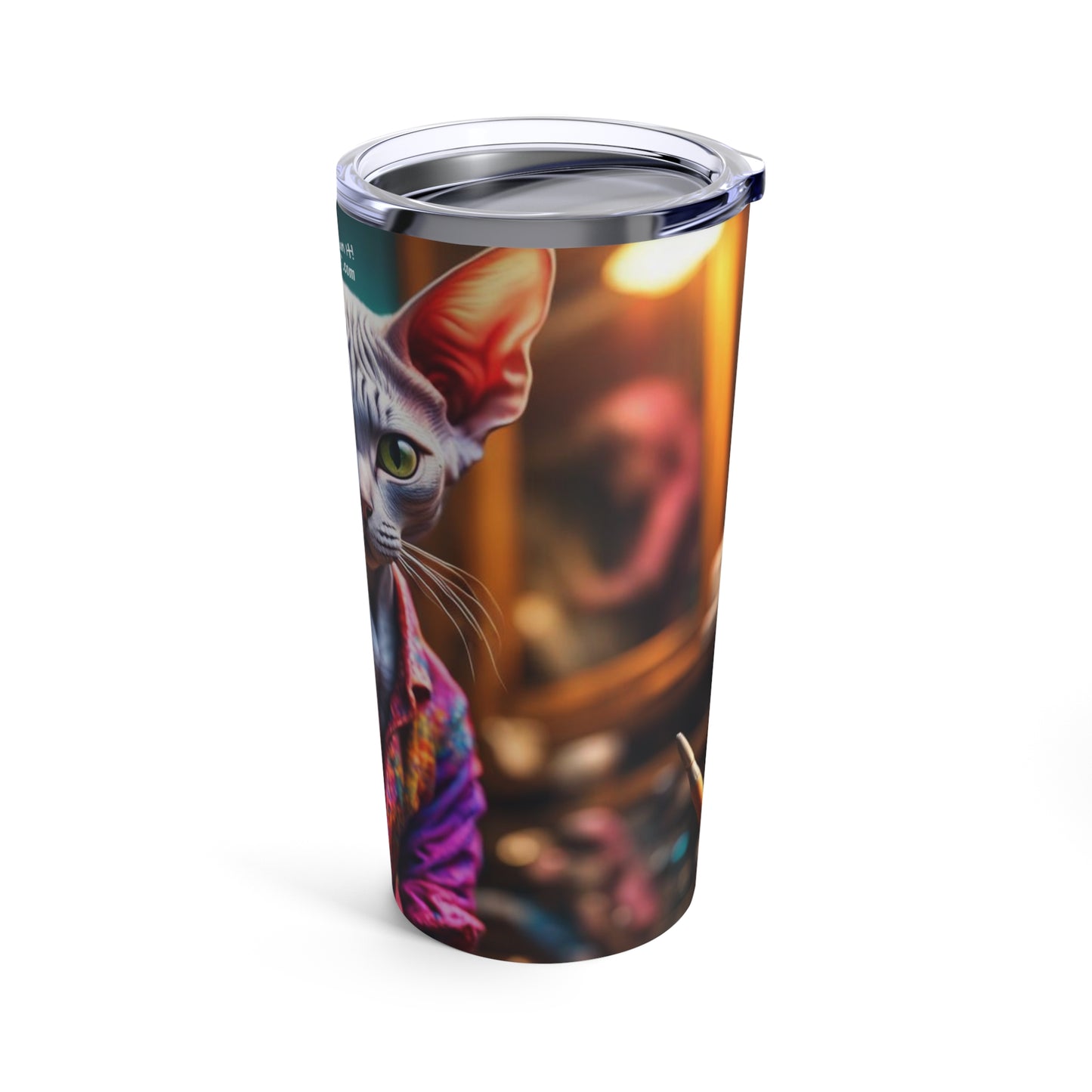 The Artist Cat Profession NFT Art Tumbler 20oz