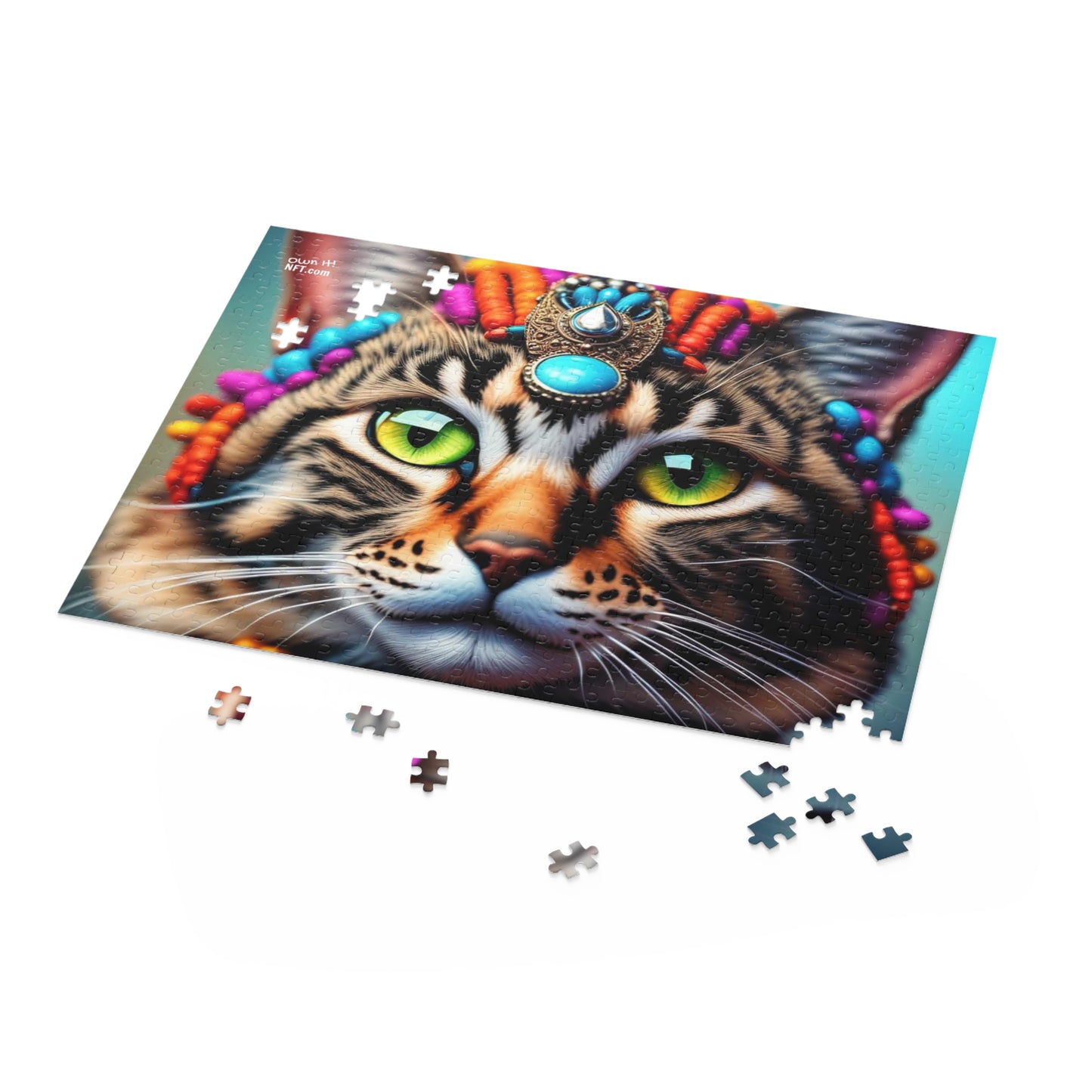 India Princess Cat Profession NFT Art Collection Puzzle (120, 252, 500-Piece)