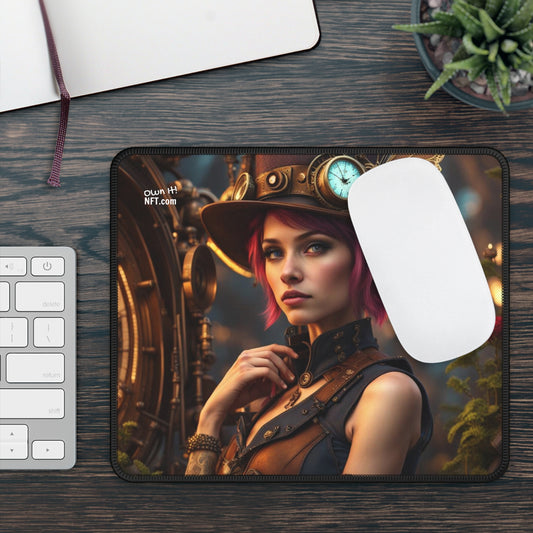 Steampunk Pixie NFT Art Gaming Mouse Pad