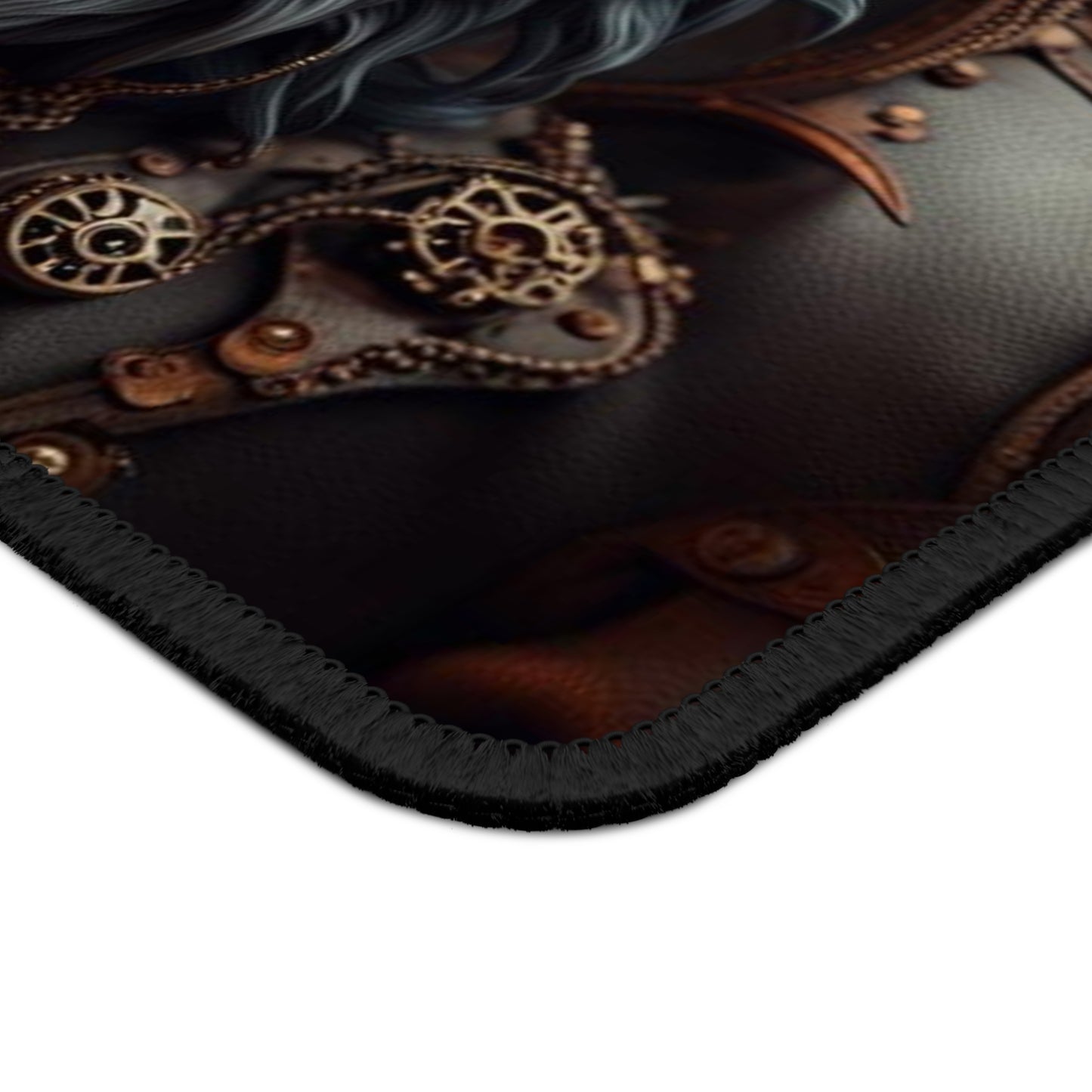 Steampunk Krampus NFT Art Gaming Mouse Pad