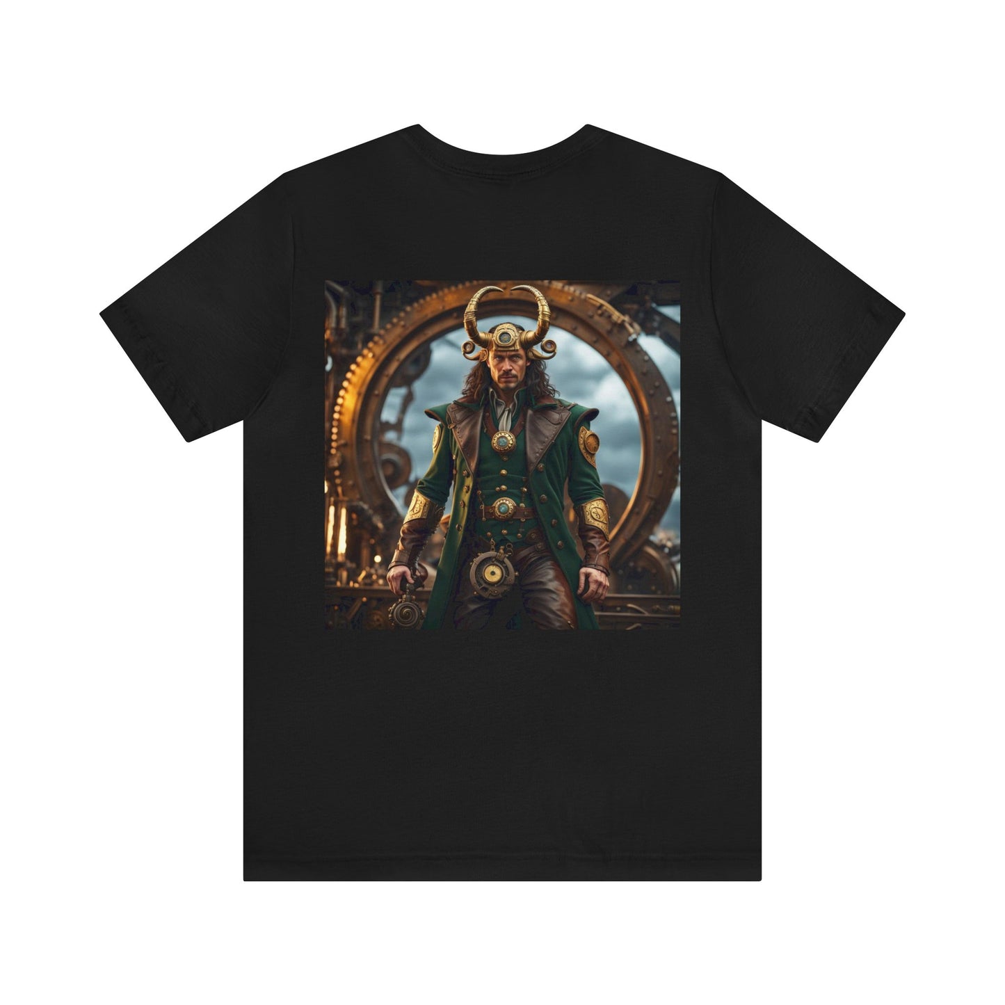 Steampunk Norse God Loki NFT Unisex Jersey Short Sleeve Tee T-Shirt