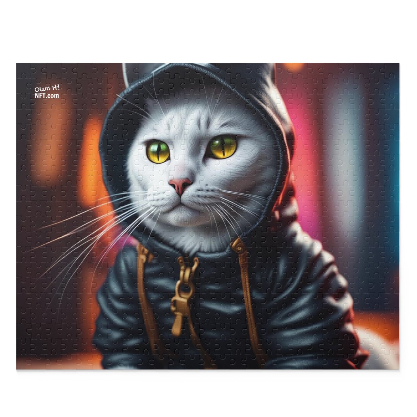 Inner City Cat Profession NFT Art Collection Puzzle (120, 252, 500-Piece)