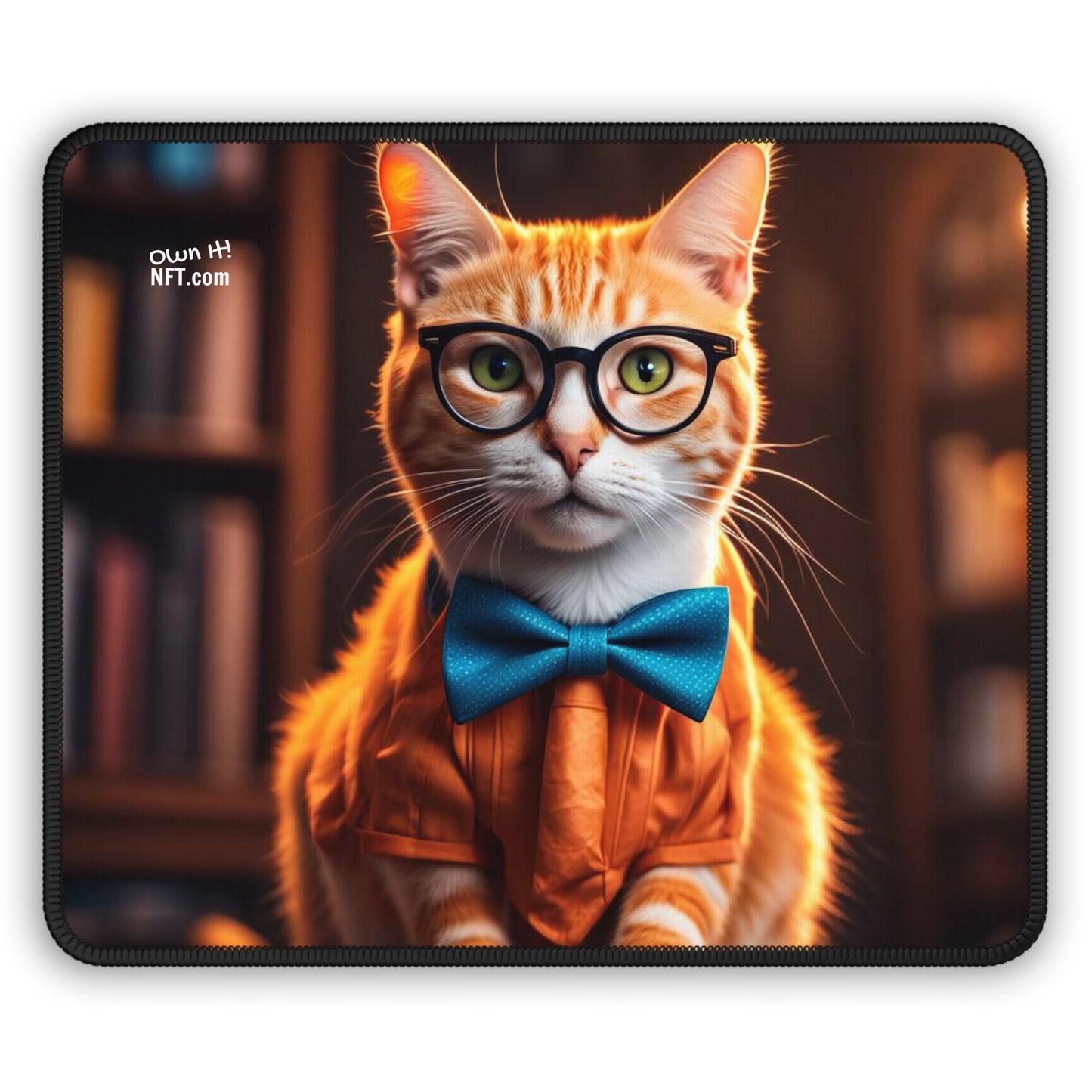 The Information Technology Cat Profession NFT Art Gaming Mouse Pad