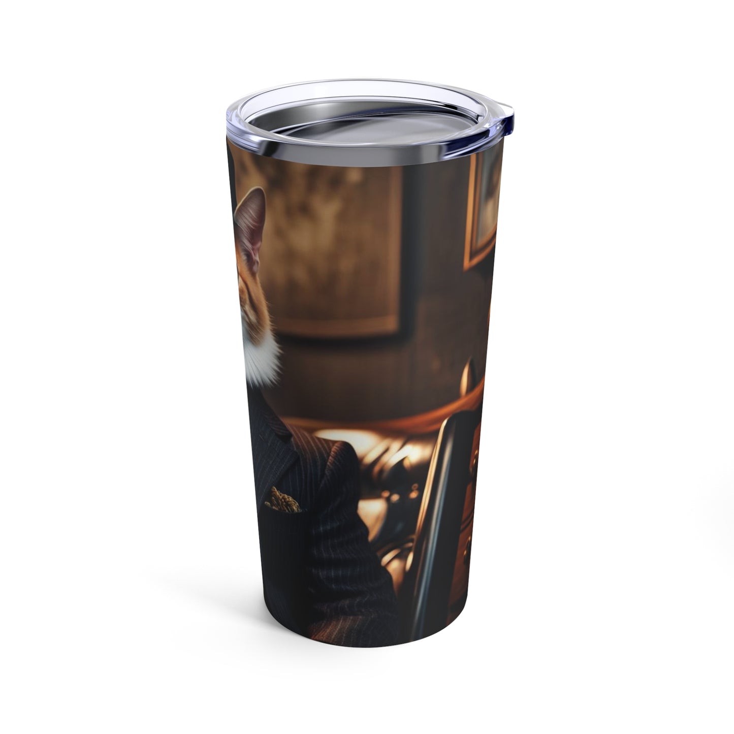 The Mafia Boss Cat Profession NFT Art Tumbler 20oz