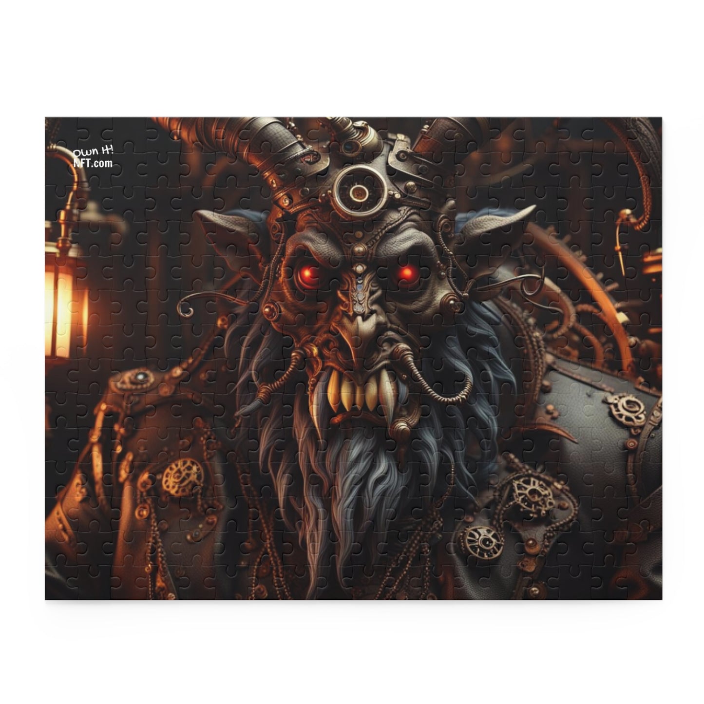 Steampunk Krampus NFT Art Collection Puzzle (120, 252, 500-Piece)