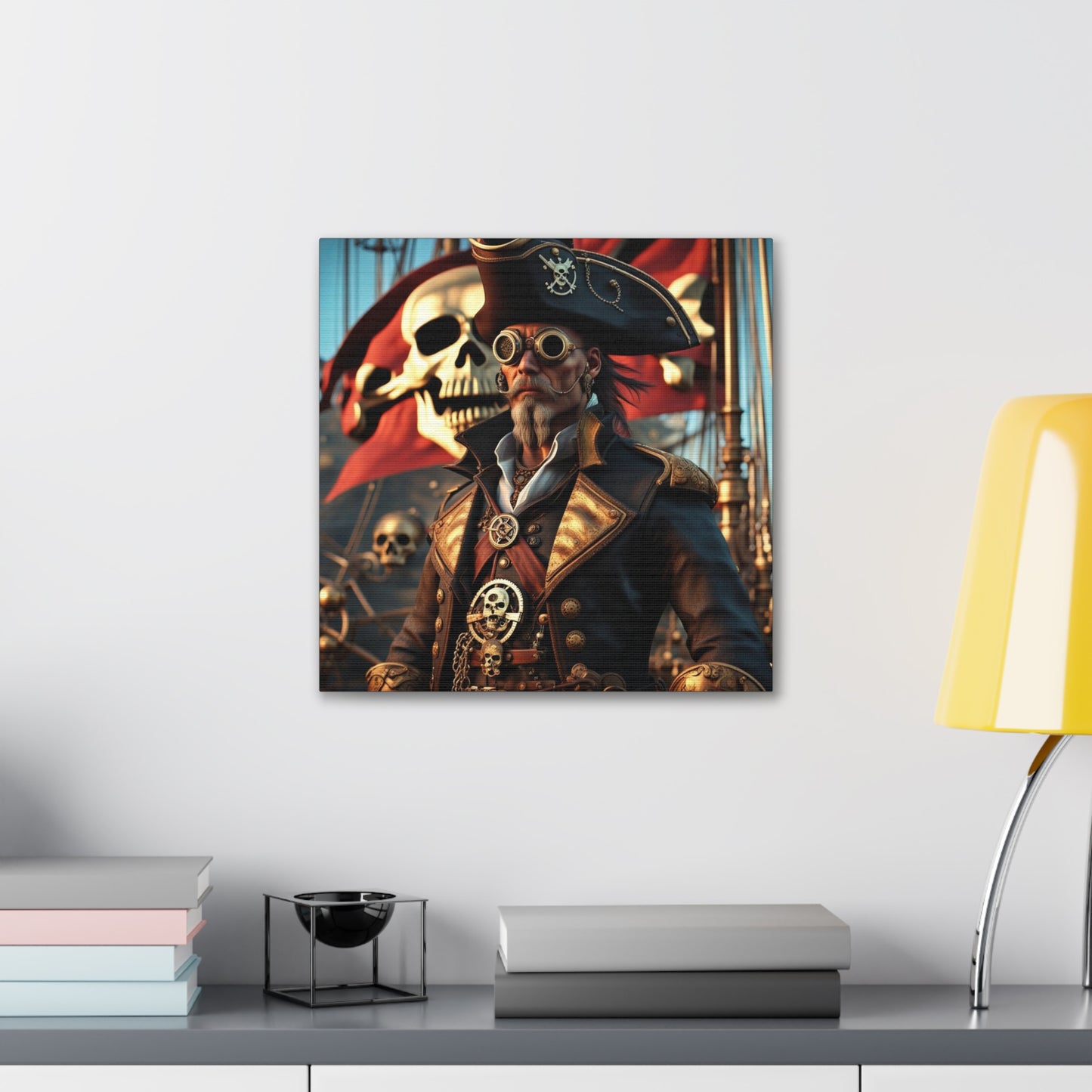 Steampunk Pirate NFT Art Canvas Gallery Wraps