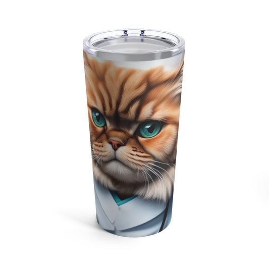 The Nurse Cat Profession NFT Art Tumbler 20oz