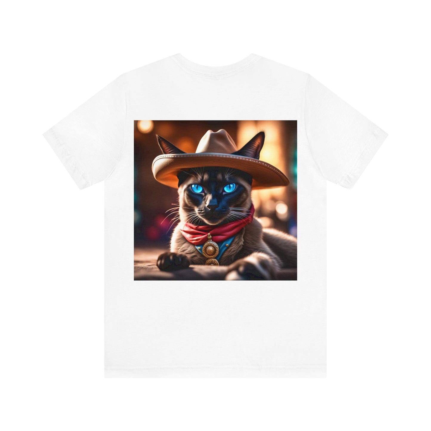 Cowboy Cat Profession NFT Art Unisex Jersey Short Sleeve Tee