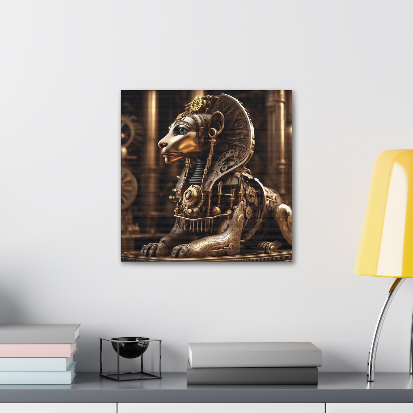 Steampunk Sphinx NFT Art Canvas Gallery Wraps