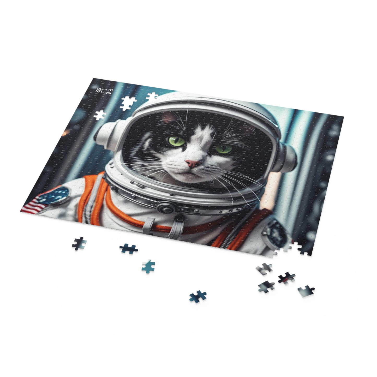 Astronaut Cat Profession NFT Art Collection Puzzle (120, 252, 500-Piece)