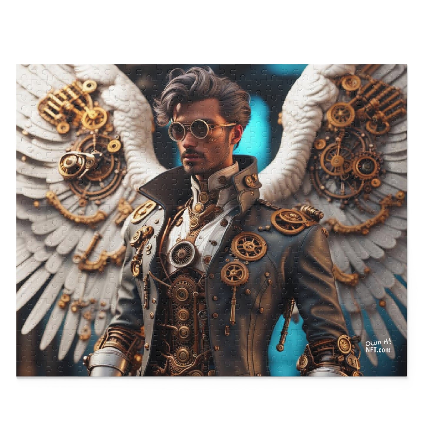 Steampunk Angel NFT Art Collection Puzzle (120, 252, 500-Piece)