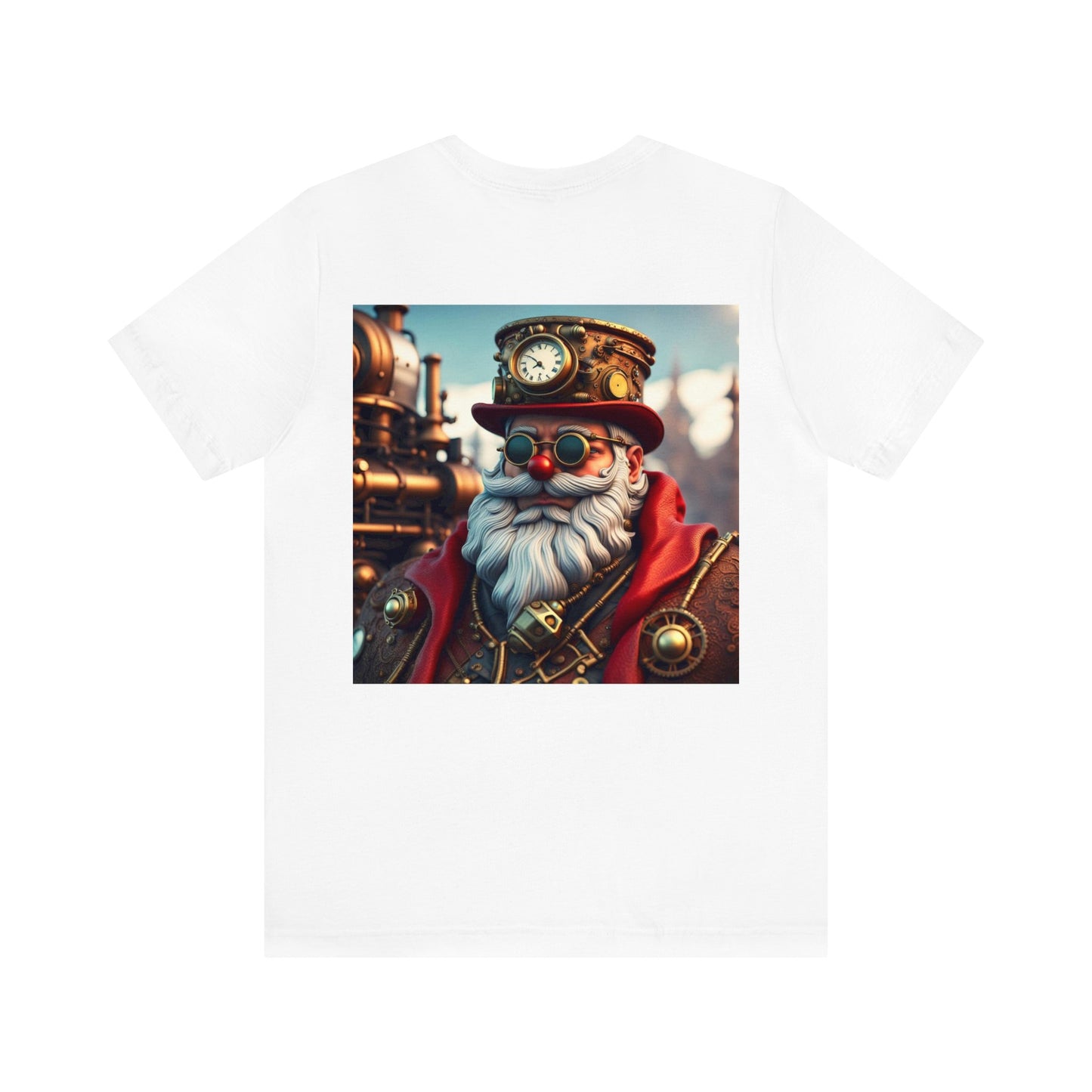 Steampunk Santa Claus NFT Unisex Jersey Short Sleeve Tee T-Shirt