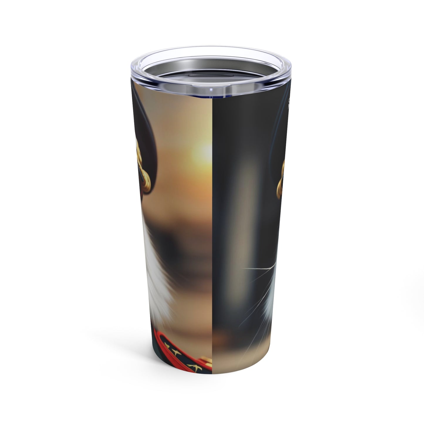 The Officer Cat Profession NFT Art Tumbler 20oz