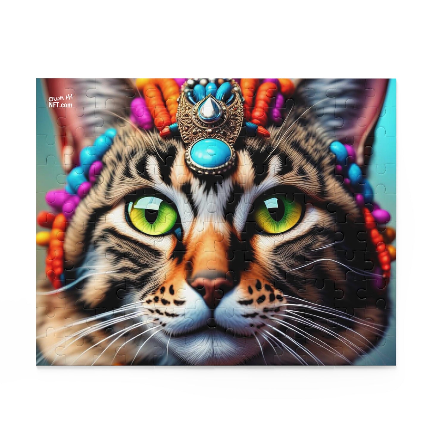 India Princess Cat Profession NFT Art Collection Puzzle (120, 252, 500-Piece)