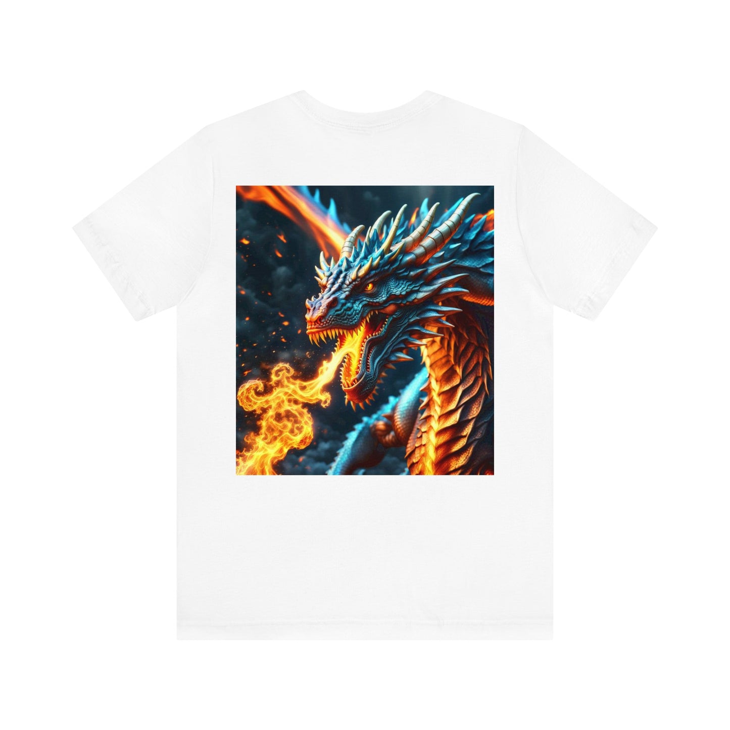 Fan Inspired Fire-Breathing Dragon NFT Unisex Jersey Short Sleeve Tee T-Shirt